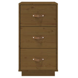 Bedside Cabinet Honey Brown 40x40x75 cm Solid Wood Pine 818341