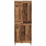 Highboard 2 pcs Old Wood 69.5 x 34 x 180 cm Engineered Wood 3415685