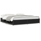 Bed Frame without Mattress Black 160x200 cm 3279832