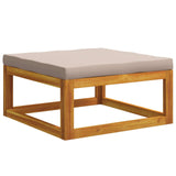 Sofa Set 12 pcs Natural Solid Acacia Wood 3417232