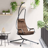 Hanging Egg Chair Folding Coffee 94 x 107 x 196.5 cm Steel 42003854