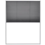 ZNTS Plisse Insect Screen for Windows Aluminium 80x100 cm 142611