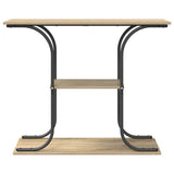 Console Table Sonoma Oak 101 x 35 x 80.5 cm Engineered Wood 868470