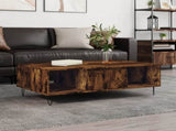 Coffee Table Smoked Oak 104x60x35 cm Engineered Wood 827089