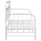 Daybed Frame White 80 x 200 cm Powder-Coated Steel 42002650