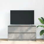 ZNTS TV Cabinet Concrete Grey 100x35x54 cm Engineered Wood 861808