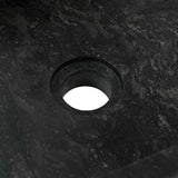 142772 Sink 45x30x12 cm Marble High Gloss Black