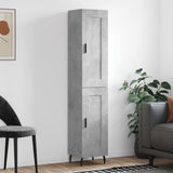 Highboard Concrete Grey 34,5x34x180 cm Engineered Wood 3200469