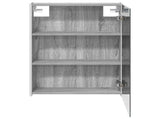 Bathroom Mirror Cabinet Grey Sonoma 53.5 x 15.5 x 70 cm 889236