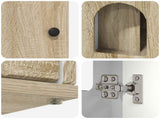 Cat House Sonoma 85 x 55 x 50.5 cm Engineered Wood 8000727
