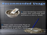 488 Concrete Bull Float with Trowel, Aluminium Alloy Concrete Finishing Tool, Adjustable 46364179