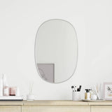Wall Mirror Silver 60x40 cm 348212