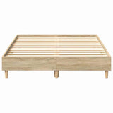 Bed Frame Sonoma 137 x 190 cm Engineered Wood 901000