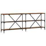 Console Table Old Wood 200 x 30 x 75 cm Engineered Wood 863445