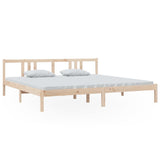 Bed Frame without Mattress Solid Wood 200x200 cm 814904
