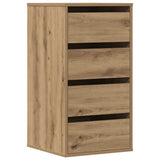 Corner Chest of Drawers Artisian Oak 40x41x76 cm Engineered Wood 852869