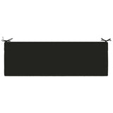 2-Piece Bench Cushions SOEST 2 pcs 100% Polyester Black 949401