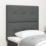 ZNTS LED Headboard Dark Grey 80 cm Fabric 3338385