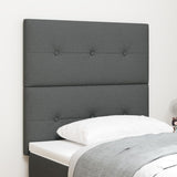 ZNTS LED Headboard Dark Grey 80 cm Fabric 3338385