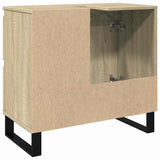 Bathroom Cabinet Sonoma Oak 65x33x60 cm Engineered Wood 849678