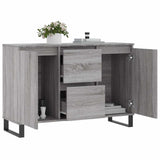 Sideboard Grey Sonoma 101.5x35x70 cm Engineered Wood 827218
