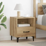 Bedside Cabinet with Drawer 2 pcs Artisan Oak 40 x 35 x 47.5 cm 880600
