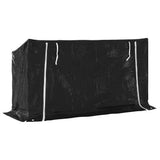 Firewood Rack with Rain Cover 200.5x60.5x110.5 cm Galvanised Steel 4104945