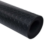 Floor Mat Black 1 x 5 m Rubber 42046725