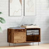 Record Cabinet Old Wood 84.5x38x48 cm Engineered Wood 857242