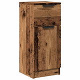 Sideboard Old Wood 30x30x70 cm Engineered Wood 856951
