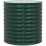 Raised Bed Green 80 x 80 x 81 cm Steel 42008126