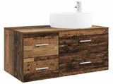 Bathroom Furniture Set 2 pcs Old Wood Engineered Wood 3404006