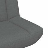 Swivel Chair Dark Grey 63 x 75 x 76 cm Fabric 42007326
