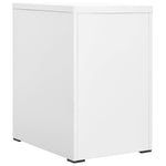 ZNTS Filing Cabinet White 46x62x72.5 cm Steel 336270