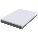 Mattress White and Grey 140 x 190 cm Pocket Spring 4106374