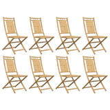 Folding Garden Chairs 8 pcs 46x66x99 cm Bamboo 3278513