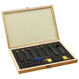 146719 12 Pieces Indexable Turning Tool Set 16x16 mm 100 mm
