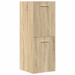 4 Piece Bathroom Furniture Set Sonoma Oak Engineered Wood 3325026