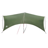 Camping Tarp Water-resistant Green 550 x 400 x 230 cm 42028591