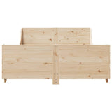 Bed Frame without Mattress 160x200 cm Solid Wood Pine 3302276