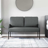 Sofas with Cushion 110cm Dark Grey Plywood 42023447