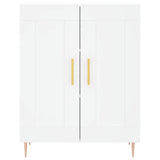 Highboard White 69.5x34x180 cm Engineered Wood 3189941
