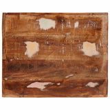End Table with Shelf Brown 40 x 32 x 46 cm Solid Reclaim Wood 4104552