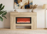 Electric Fireplace Sonoma 100 x 24.5 x 90 cm Engineered wood 8020762