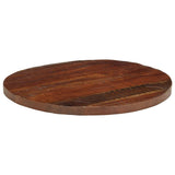 Table Top 70x3.8 cm Round Solid Wood Reclaimed 370041