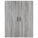 Highboard Grey Sonoma 69.5x34x180 cm Engineered Wood 3195809
