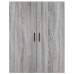 Highboard Grey Sonoma 69.5x34x180 cm Engineered Wood 3195921