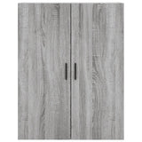 Highboard Grey Sonoma 69.5x34x180 cm Engineered Wood 3195921
