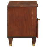 Bedside Cabinet Brown 40 x 33 x 46 cm Solid Acacia wood 4018886