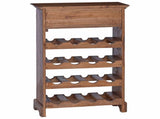 Wine Rack 55 x 23 x 85 cm Solid Mahogany Wood 42012411